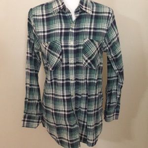 Urban Renewal Plaid Button Down Shirt